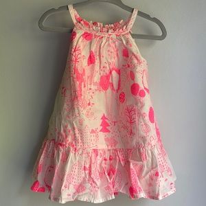 Pink and white BabyGap dress 6-12 months